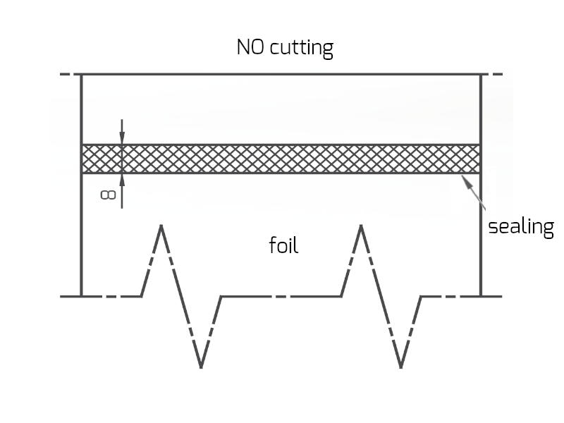 V-TYPE high performance industrial impulse sealer sealing